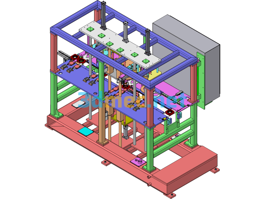 Pre-Pressed Parts Equipment - 3D Model SolidWorks Free Download