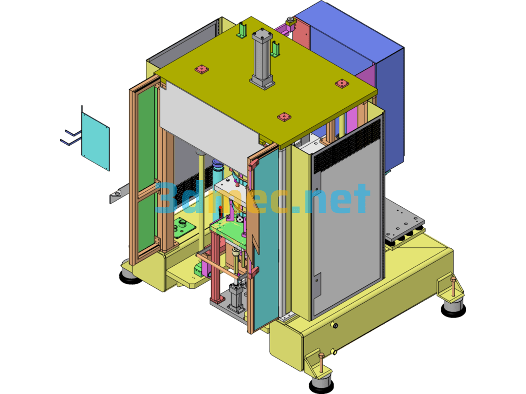 Motor Stator Automatic Assembly Machine - 3D Model SolidWorks Free Download