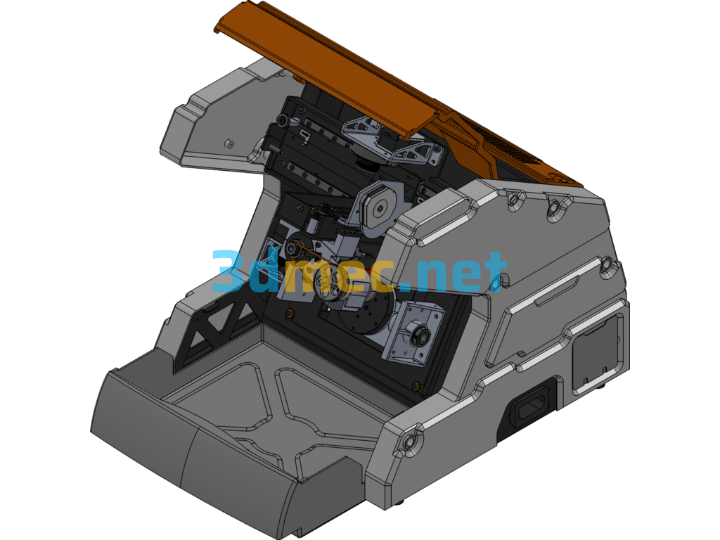 Japanese Desktop CNC Milling Machine - 3D Model SolidWorks Free Download