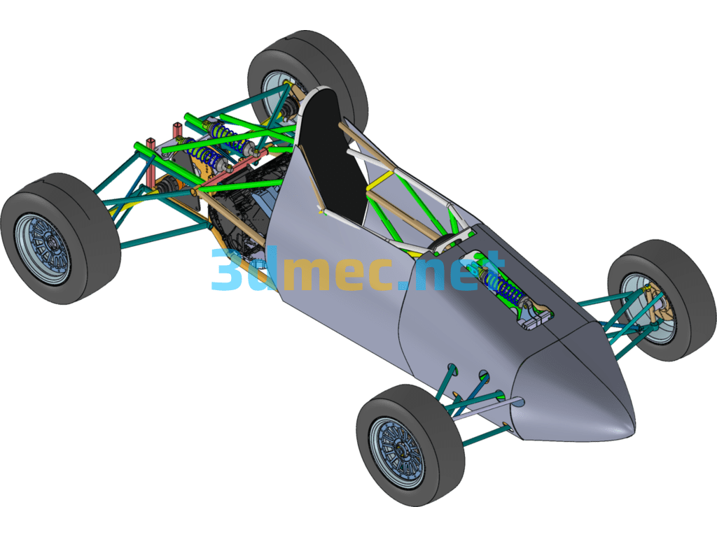 FSAE Racing - 3D Model SolidWorks Free Download