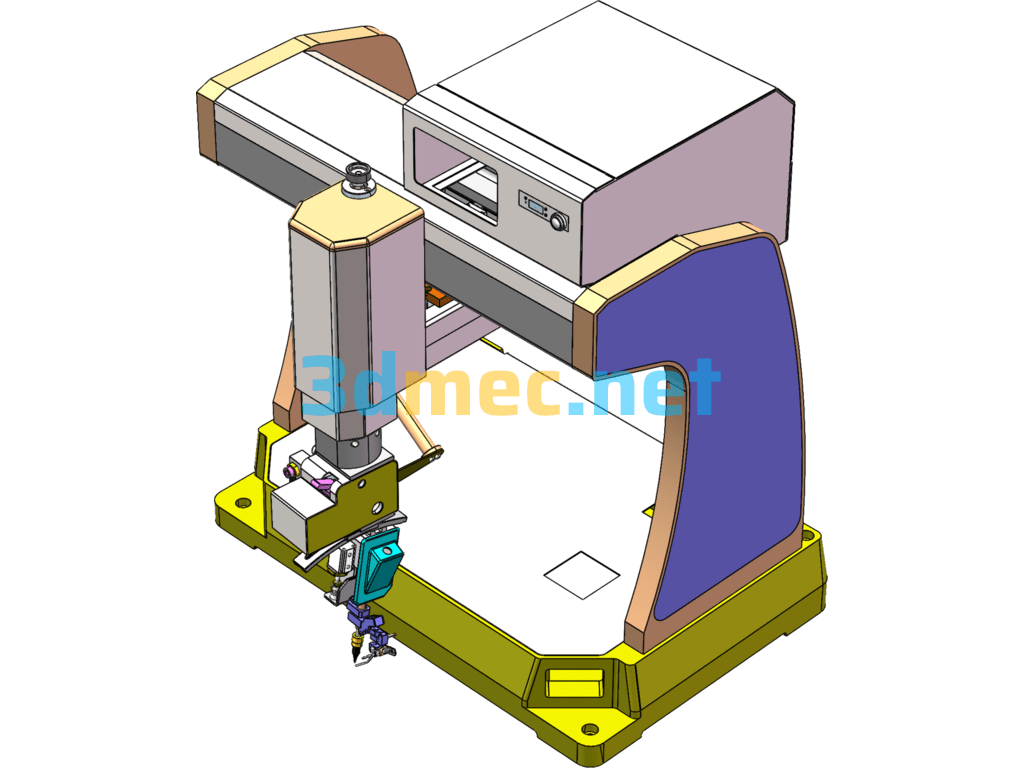 New Soldering Machine - 3D Model SolidWorks Free Download