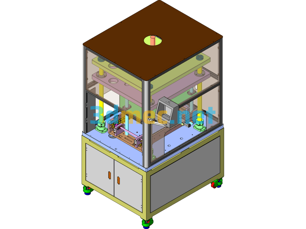 Automatic Cutting Machine - 3D Model SolidWorks Free Download