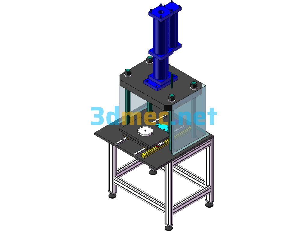 Car Audio Shell Forming Riveting Machine - 3D Model SolidWorks Free Download