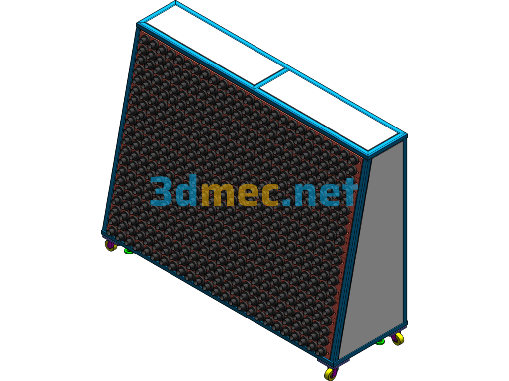 E27 Aging Rack (Aging Test Rack For LED Bulb E27) - 3D Model SolidWorks Free Download