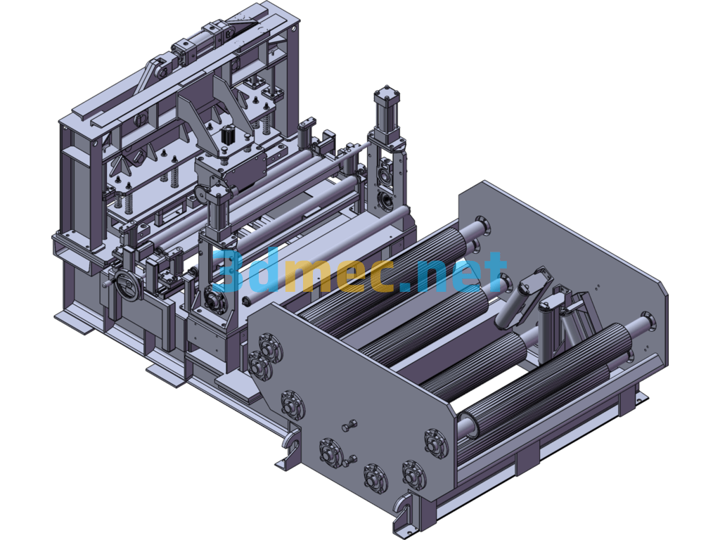 Coil Roll Forming Machine - 3D Model SolidWorks Free Download