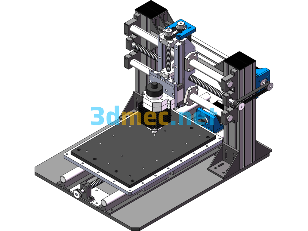 CNC Mini Engraving Machine - 3D Model SolidWorks Free Download