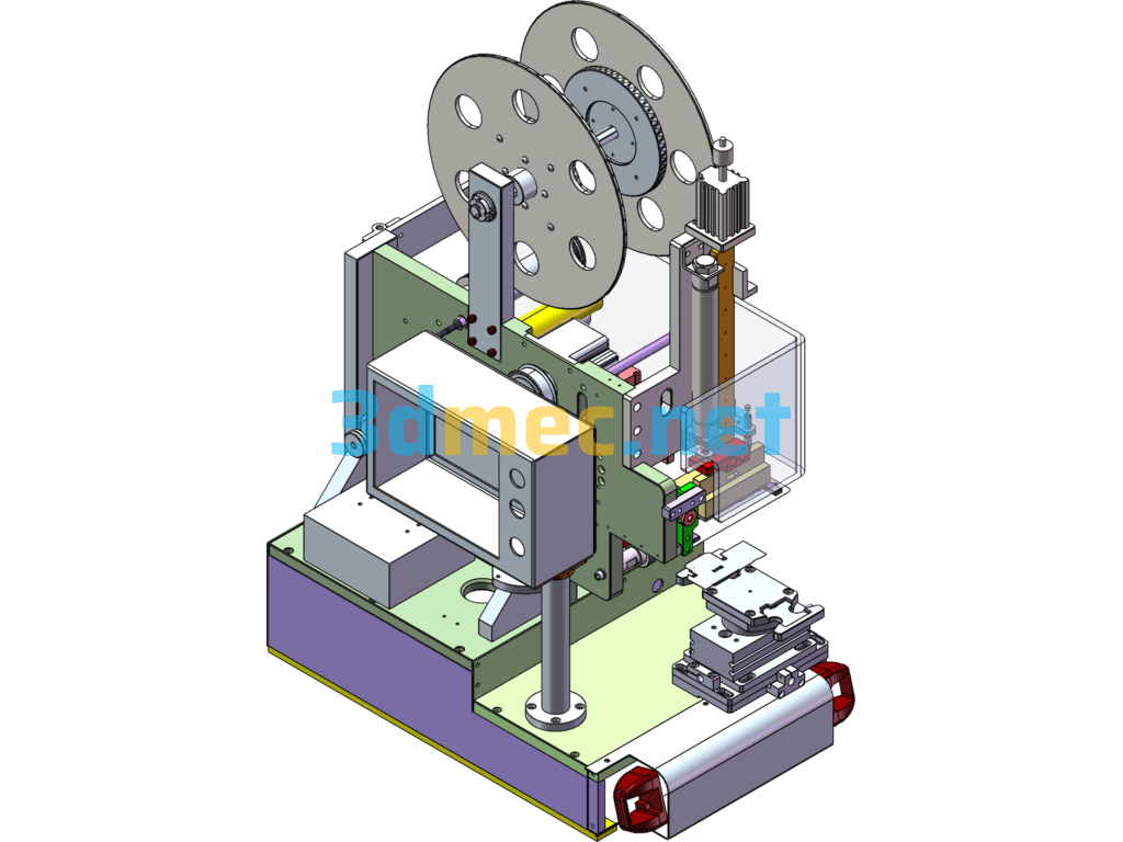 Complete Labeling Machine - 3D Model SolidWorks Free Download