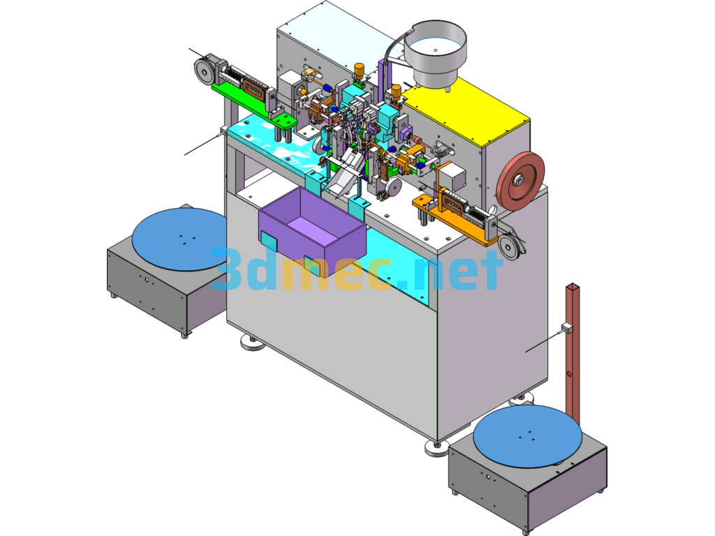 Wire Welding Machine (Cam Mechanism Drive) SW Design - 3D Model SolidWorks Free Download