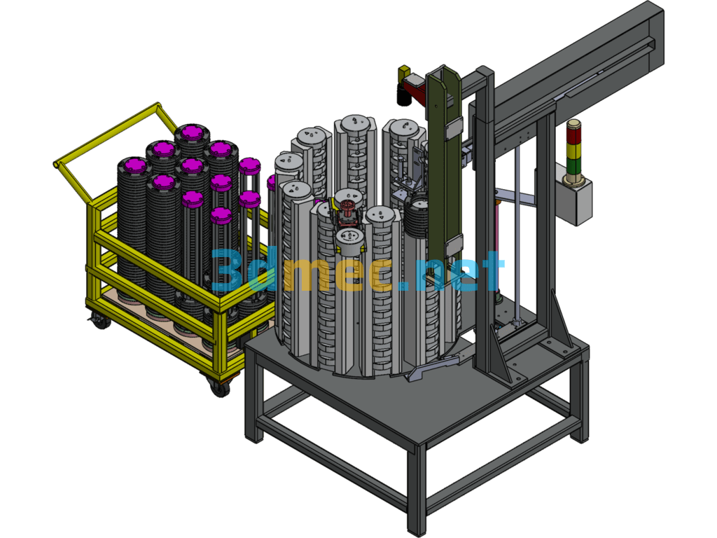 Turntable Loader - 3D Model SolidWorks Free Download