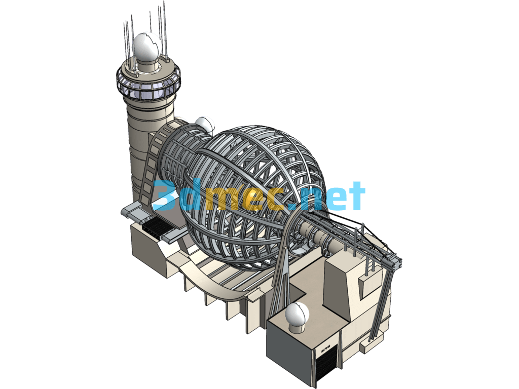 Time Travel Machine - 3D Model SolidWorks Free Download