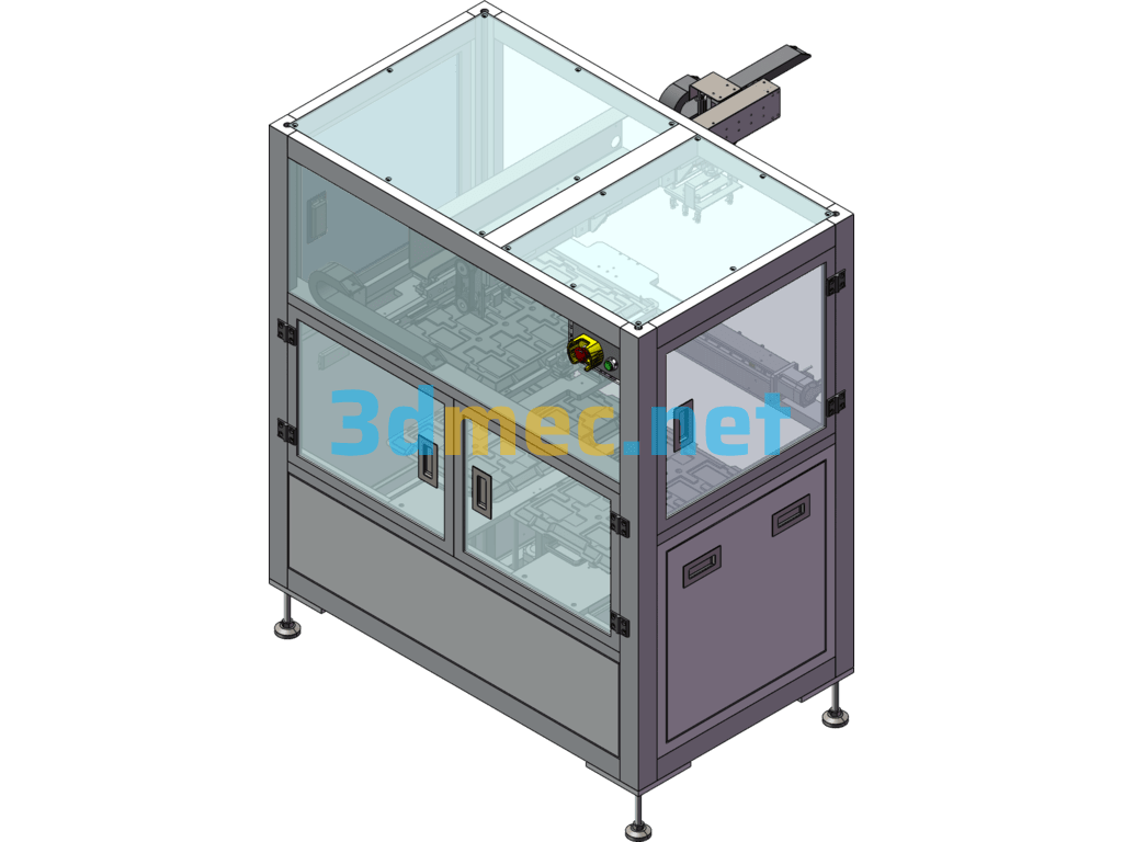 Electronic Product Loading And Unloading Machine Automation Equipment - 3D Model SolidWorks Free Download