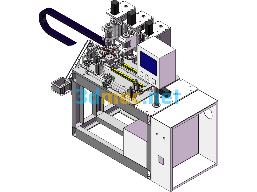 Automatic Drilling And Reaming Equipment - 3D Model SolidWorks Free Download