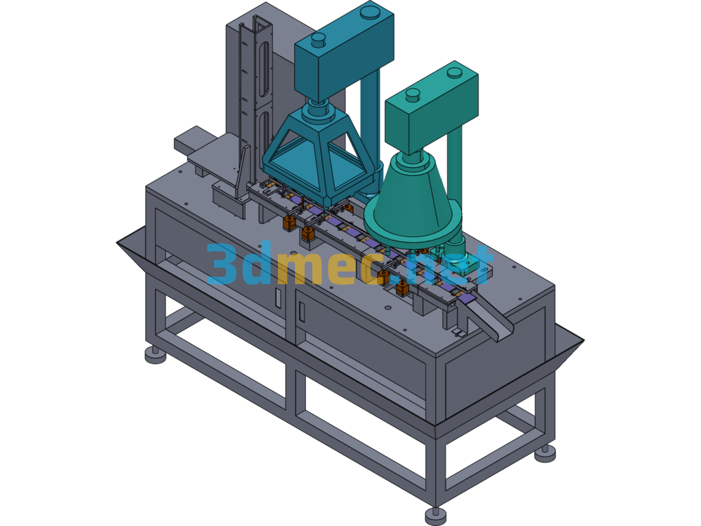 Chamfering And Tapping Machine - 3D Model SolidWorks Free Download