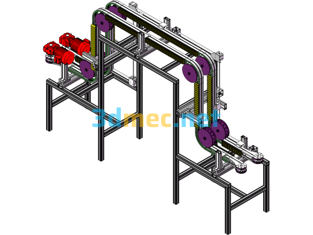 Gantry Type Clamping Hoist - 3D Model SolidWorks Free Download