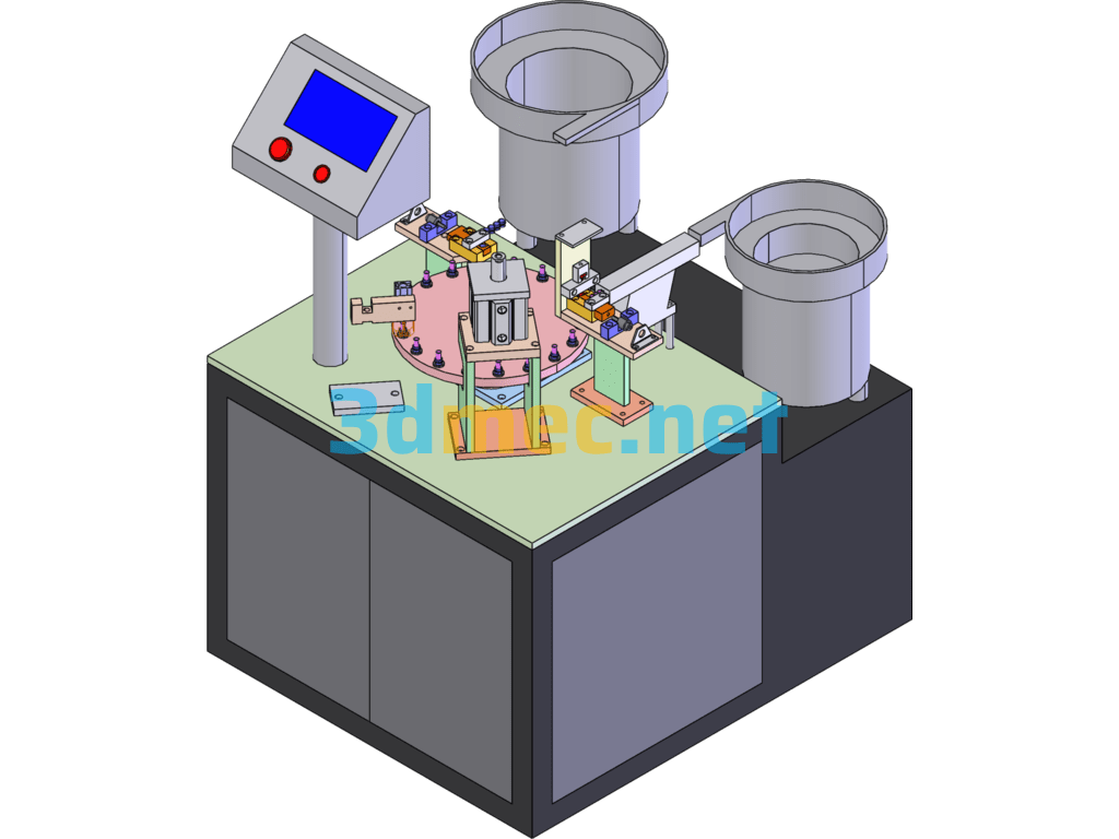 Aluminum Automatic Riveting Machine - 3D Model SolidWorks Free Download