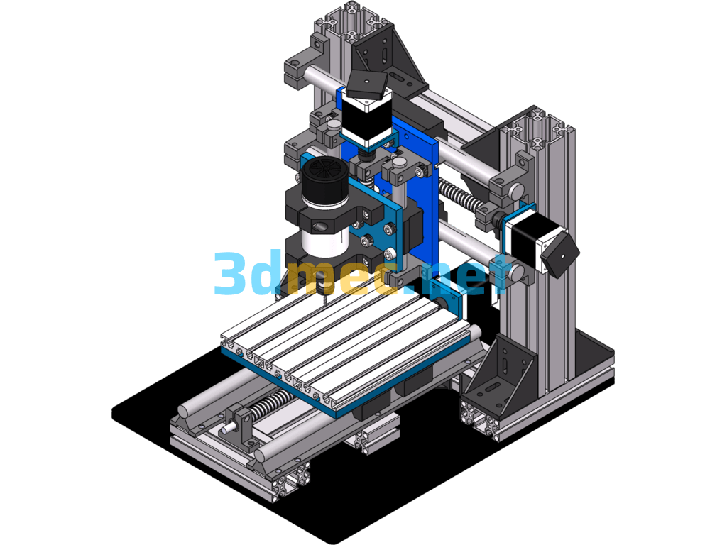 Micro Machining Center - 3D Model SolidWorks Free Download