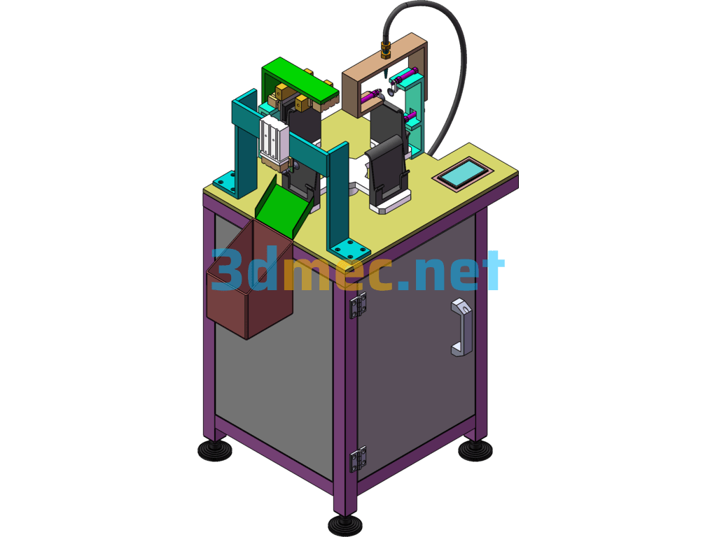 Mask Packaging Machine Non-Standard Equipment - 3D Model SolidWorks Free Download