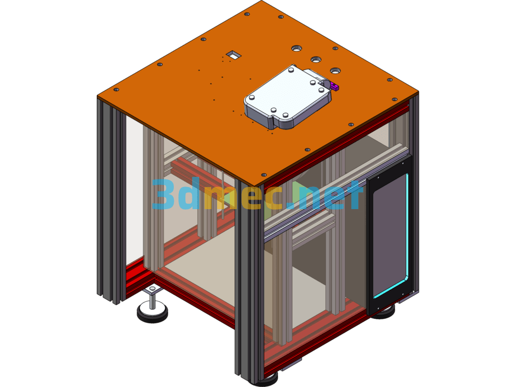 POS Machine Key (Keyboard) Detection System - 3D Model SolidWorks Free Download