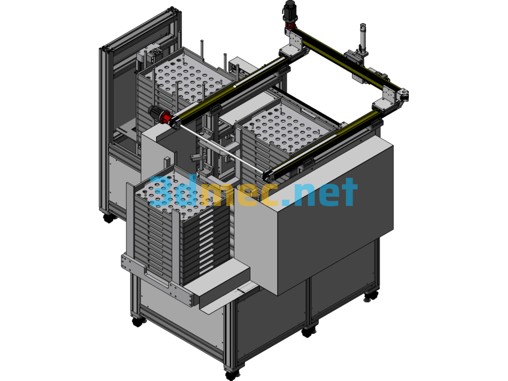 Automatic Loading Three-Axis Reclaimer - 3D Model SolidWorks Free Download