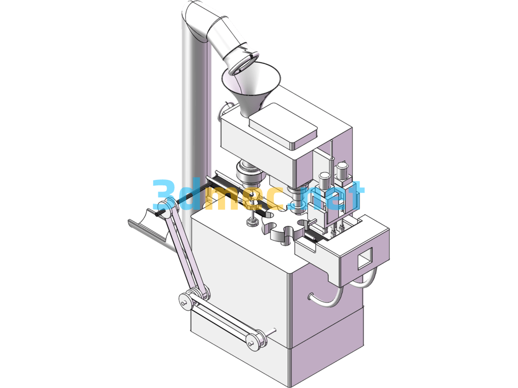 Automatic Capping Machine - 3D Model SolidWorks Free Download