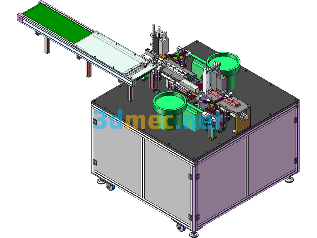 Battery Welding Equipment - 3D Model SolidWorks Free Download