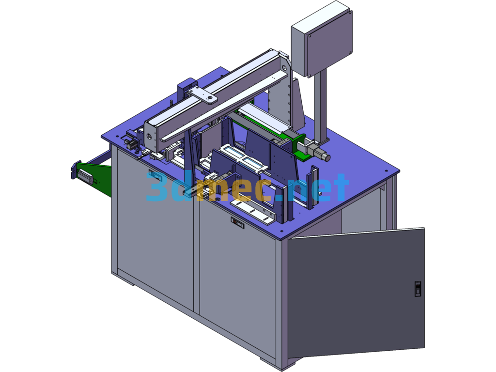 Battery Loader, Automatic Suction Loading And Unloading Equipment - 3D Model SolidWorks Free Download