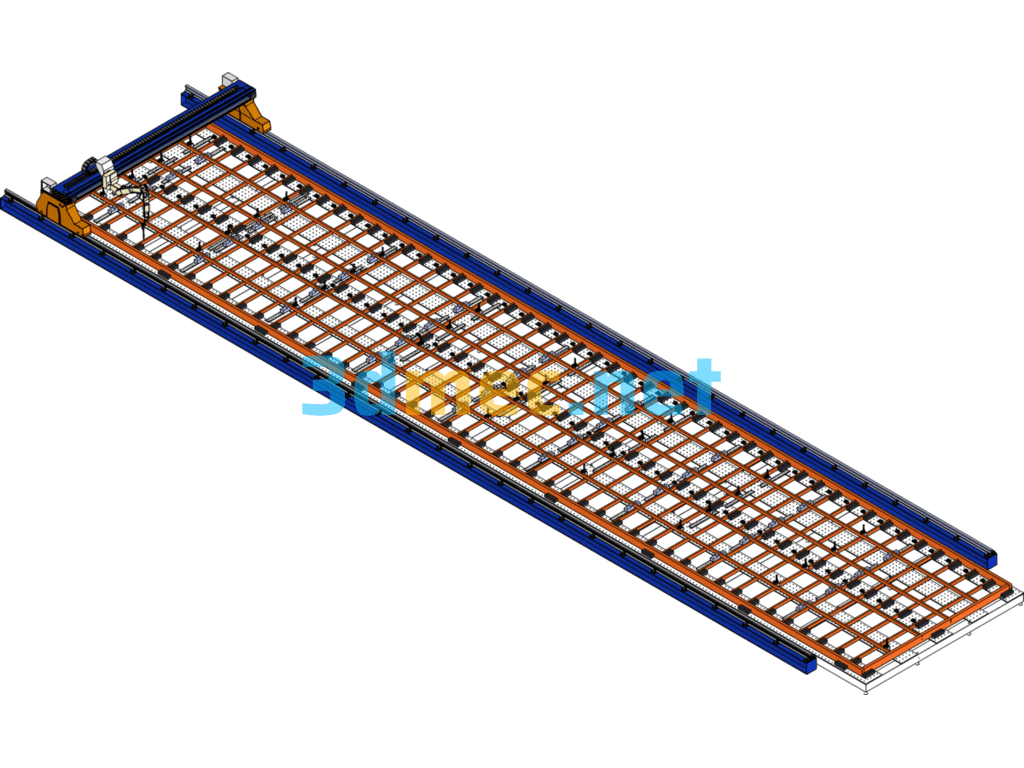 Gantry Robot Workstation - 3D Model SolidWorks Free Download