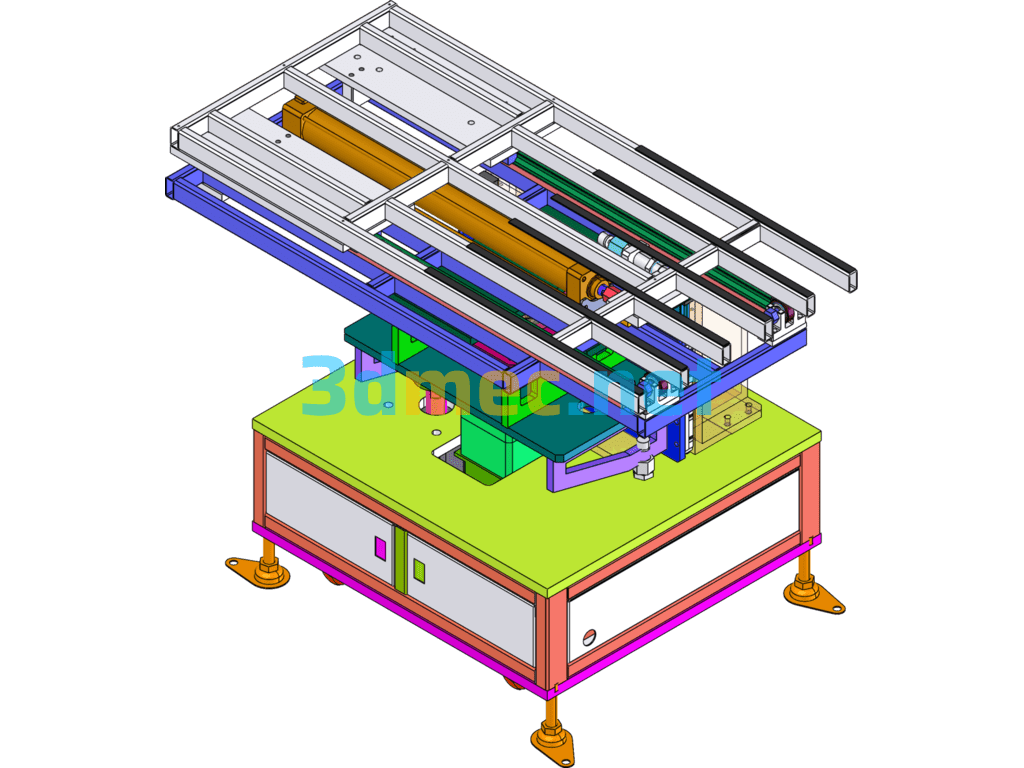 Heavy Workpiece Loader - 3D Model SolidWorks Free Download