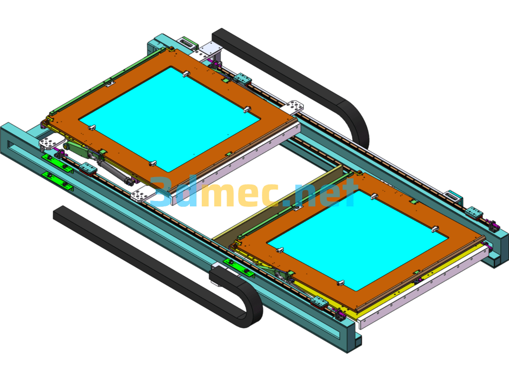 Exposure Machine Workbench Frame - 3D Model Exported Free Download