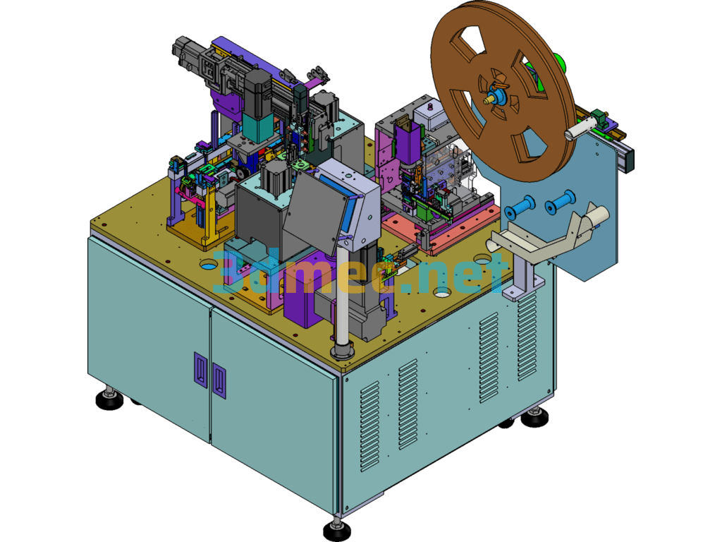 Connector Terminal Insertion Equipment - 3D Model SolidWorks Free Download