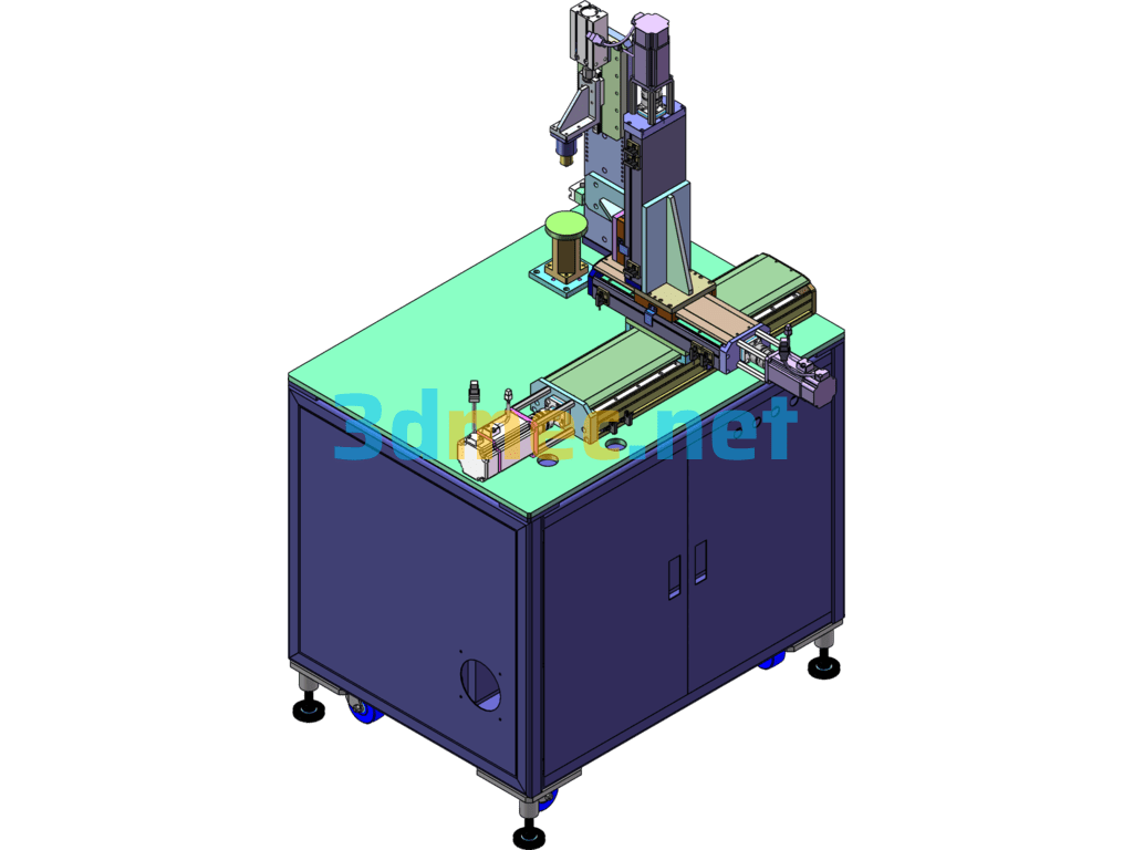 Three-Axis Welding Machine - 3D Model SolidWorks Free Download