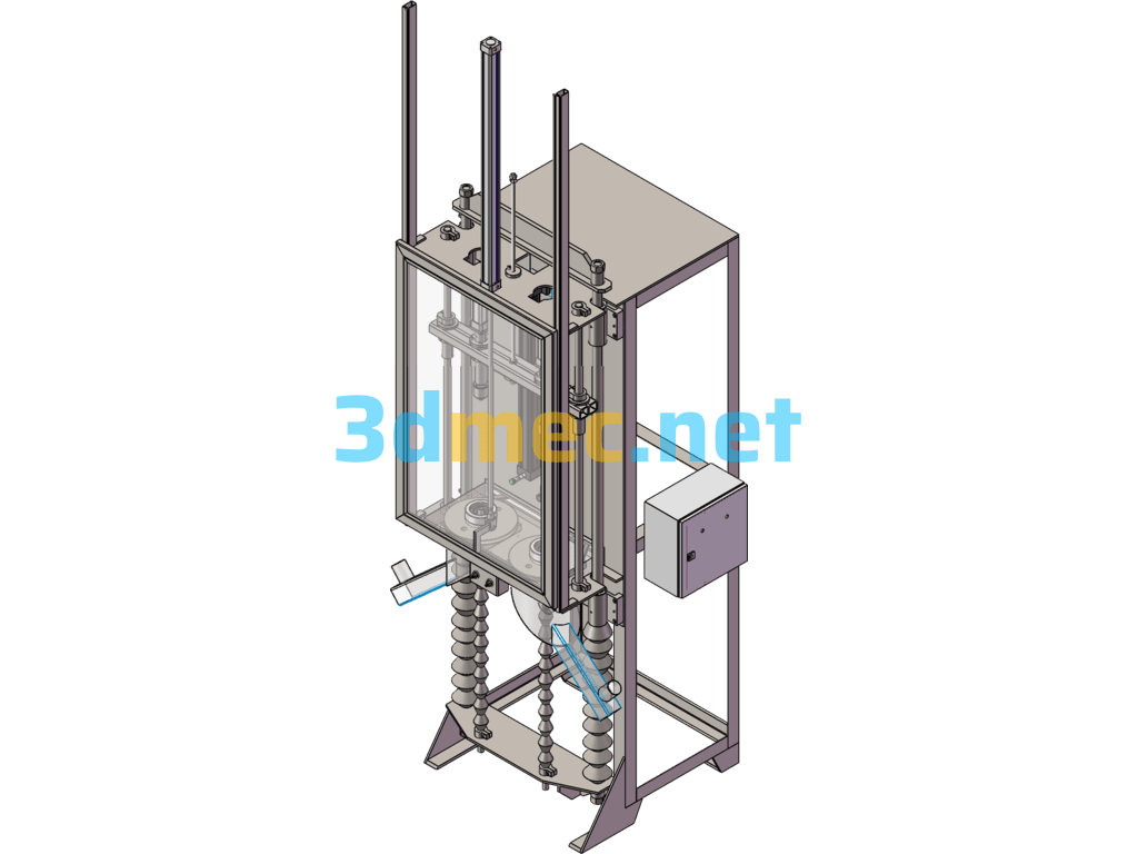 Non-Standard Drilling Machine Equipment - 3D Model SolidWorks Free Download