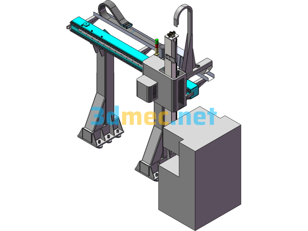 Marking Robot - 3D Model SolidWorks Free Download