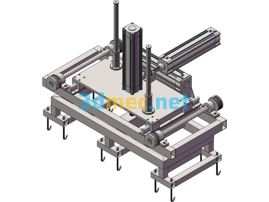 Lifting And Traversing Manipulator - 3D Model SolidWorks Free Download