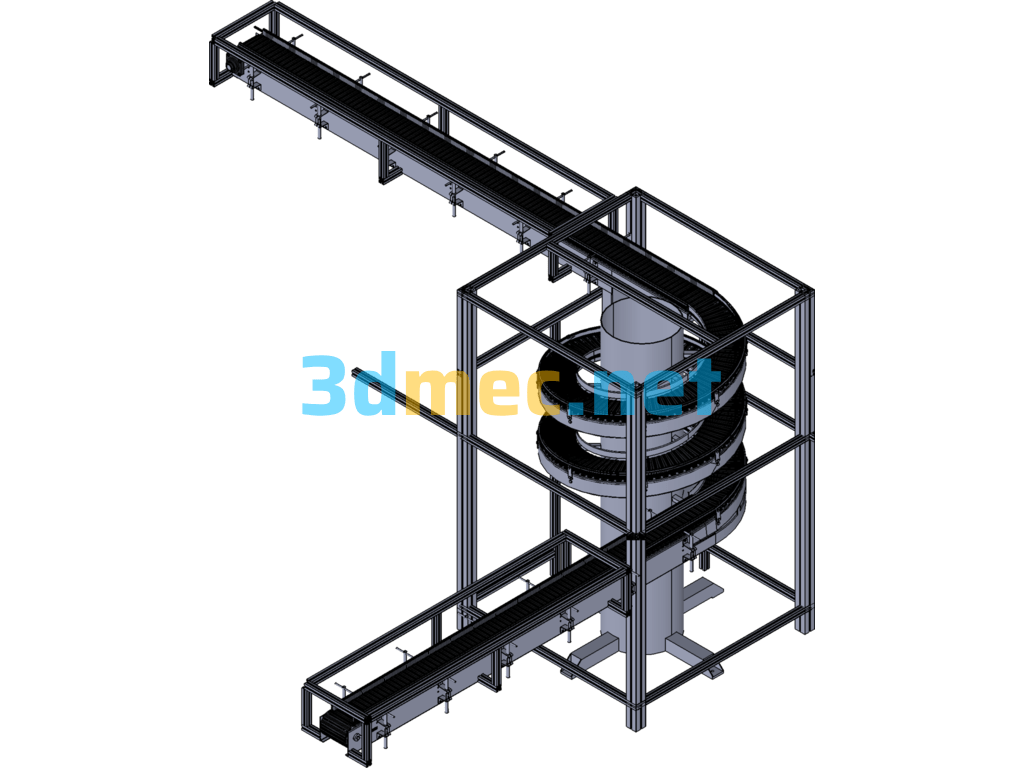 Screw Conveyor - 3D Model SolidWorks Free Download