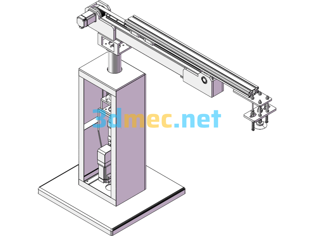 Feeding Robot - 3D Model SolidWorks Free Download