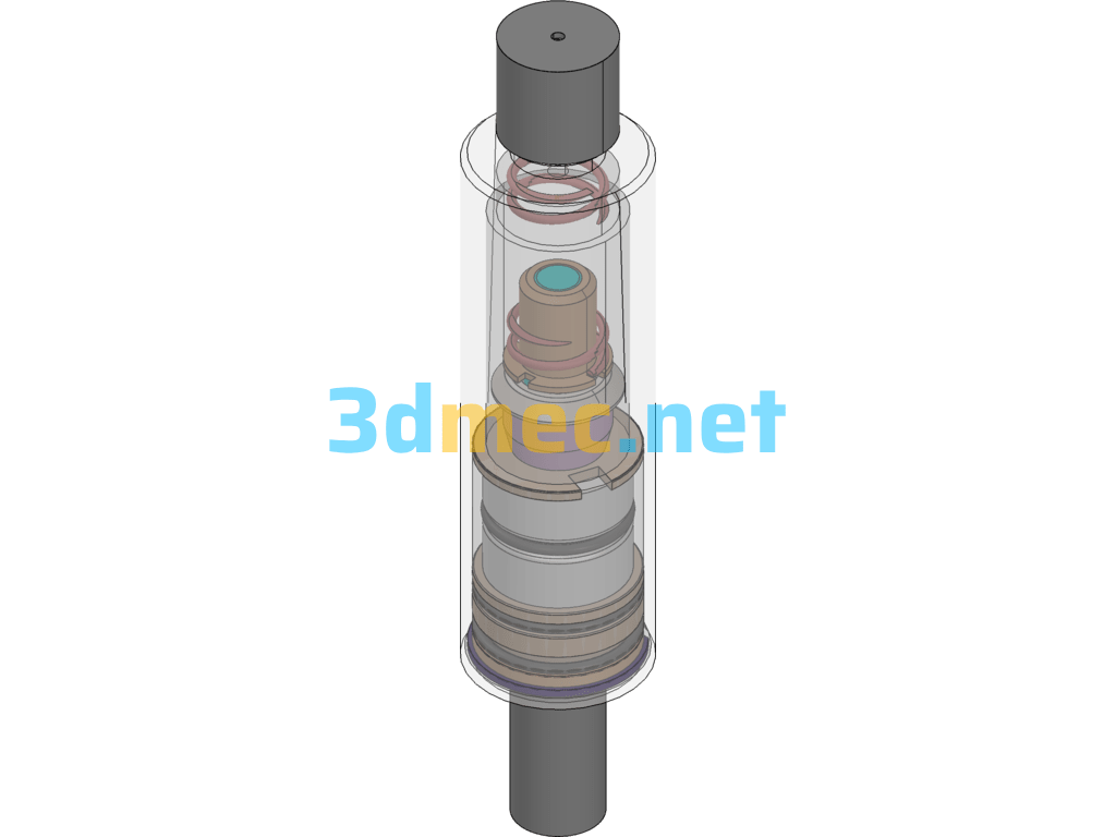 DHCQ-00 Buffer Complete Design Data - 3D Model SolidWorks Free Download