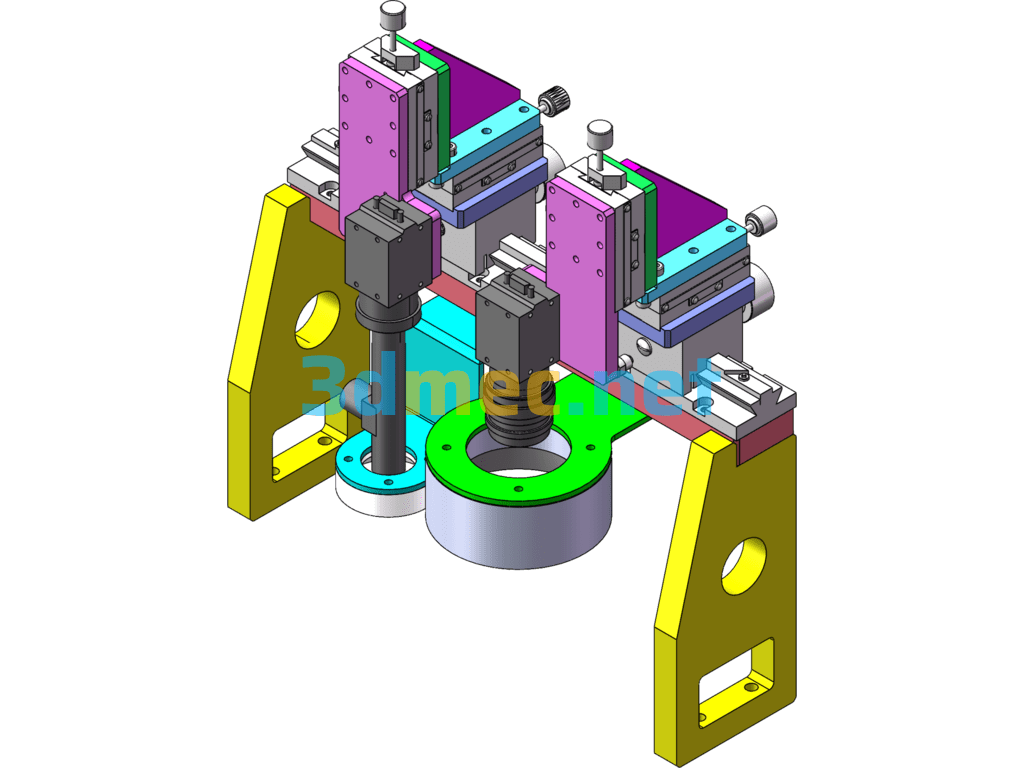 CCD Fine-Tuning Mechanism - 3D Model SolidWorks Free Download