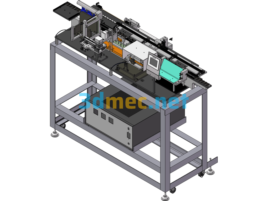 Inductor Automatic Soldering Machine - 3D Model SolidWorks Free Download