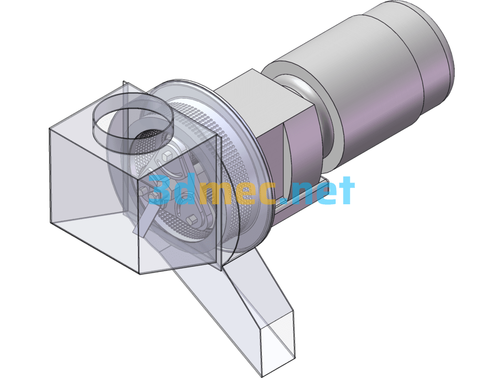 Biomass Straw Ring Die Pelletizing Machine 3D Model (SolidWorks Design, Sldprt/Sldasm Files Provided) - 3D Model SolidWorks Free Download