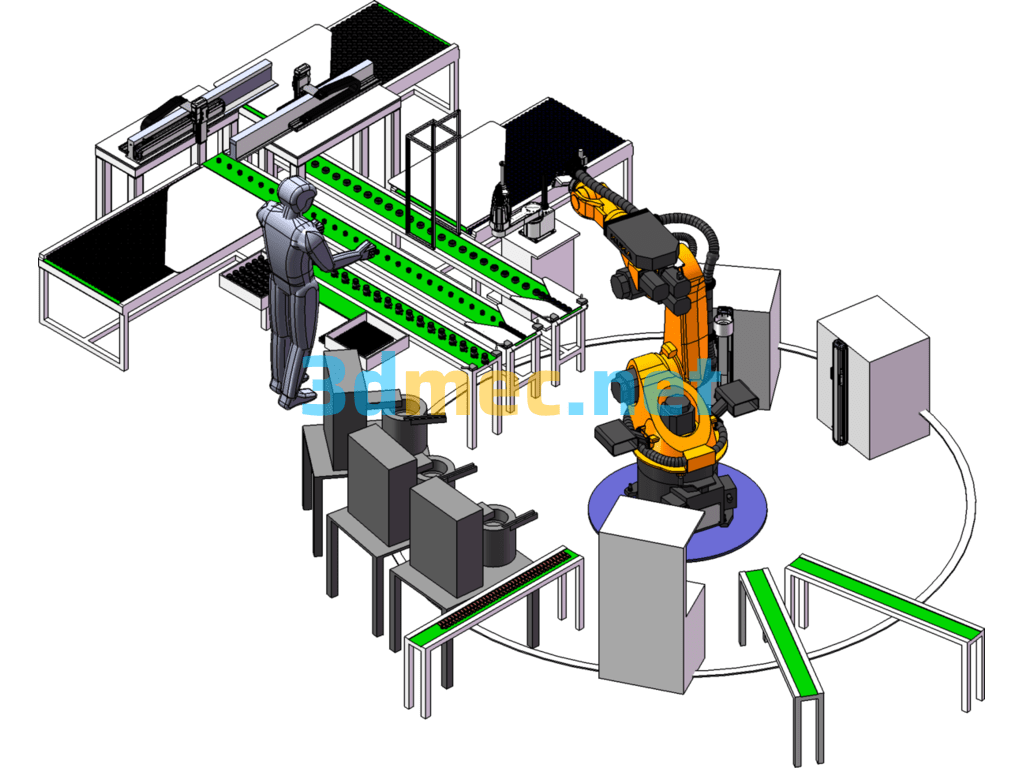 Ball Valve Assembly Machine - 3D Model SolidWorks Free Download