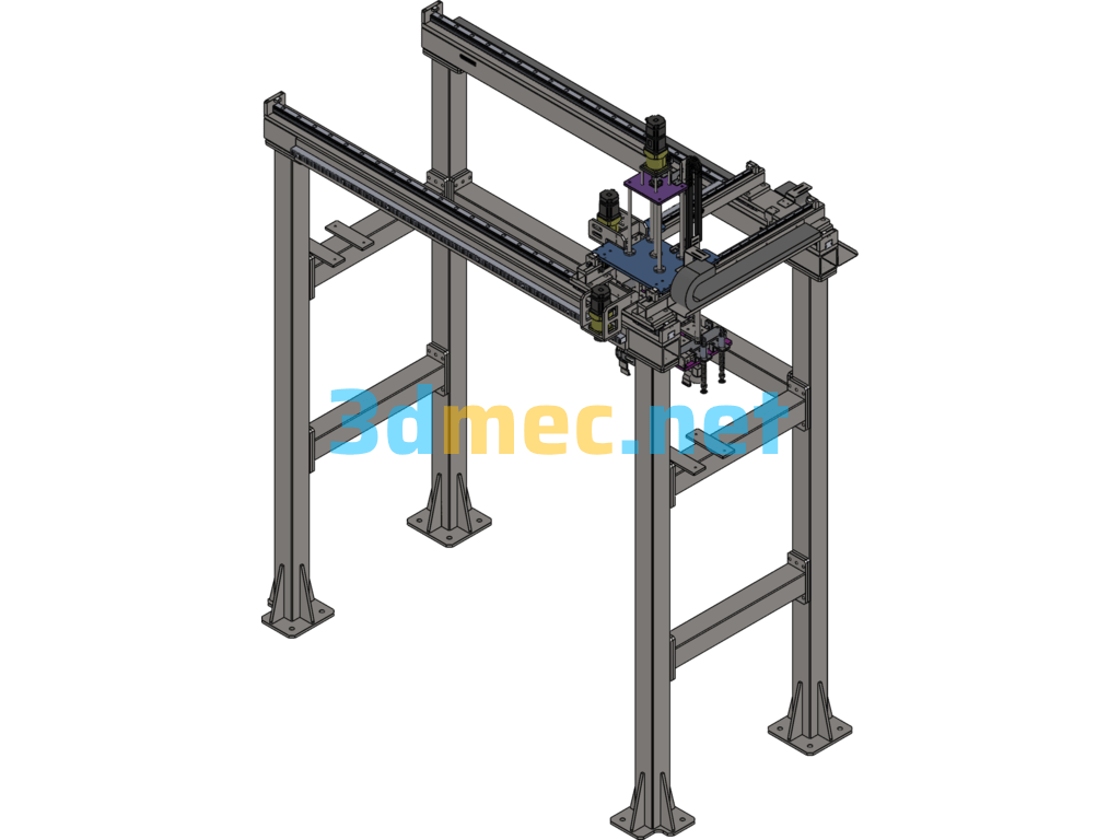 Gantry Transport Manipulator - 3D Model SolidWorks Free Download