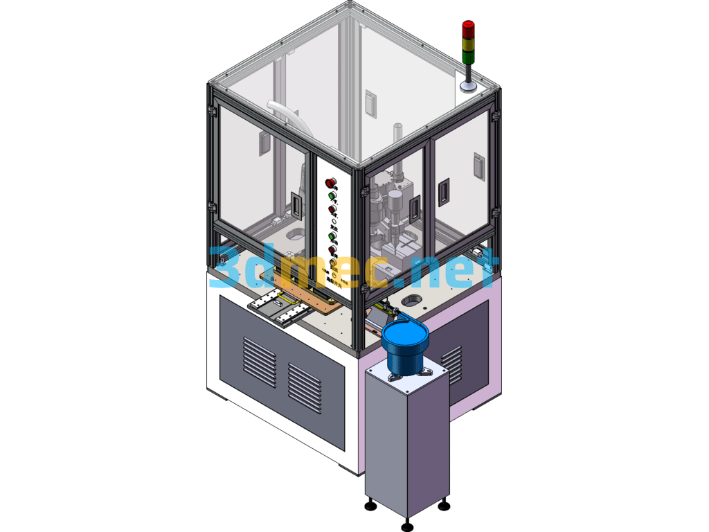 Air Suction Robot Screw Locking Machine - 3D Model SolidWorks Free Download