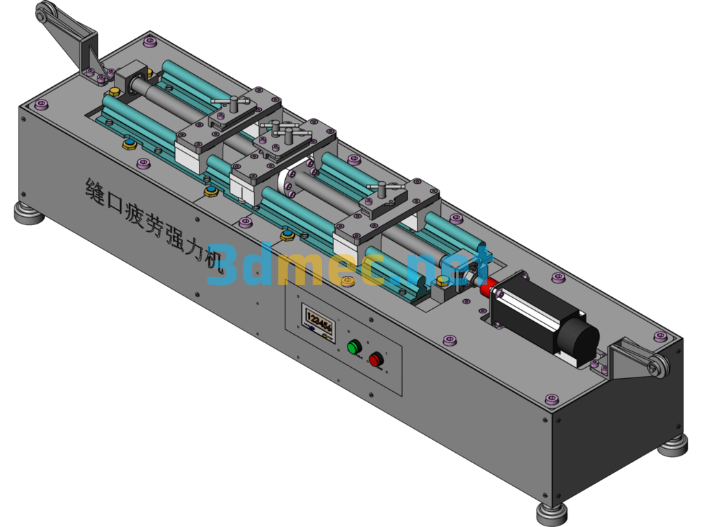 Suture Fatigue Strength Test Equipment - 3D Model SolidWorks Free Download