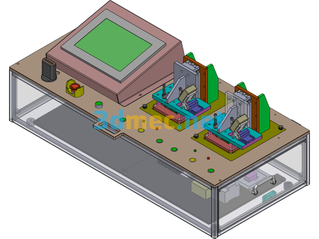 PCB Inspection Fixture - 3D Model SolidWorks Free Download