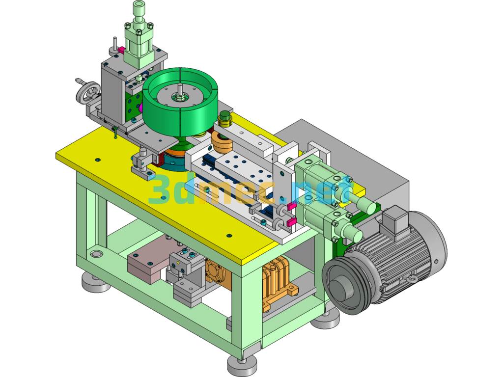 Stainless Steel Expansion Machine Equipment - 3D Model SolidWorks Free Download