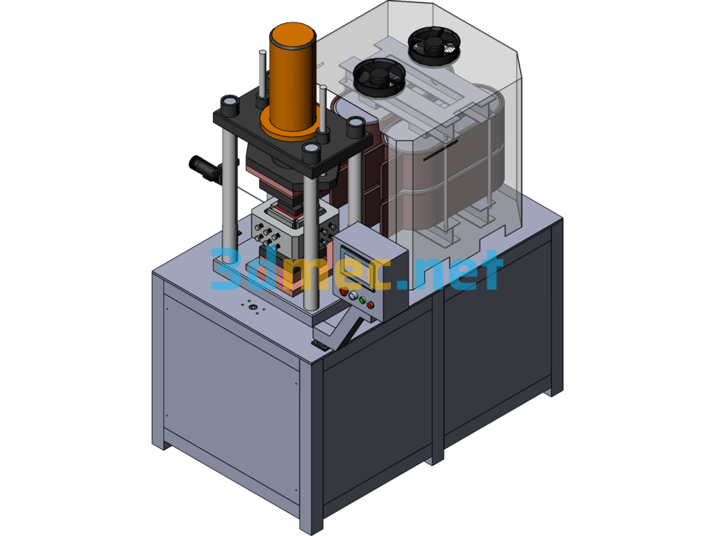 Segment Sintering Machine - 3D Model Exported Free Download