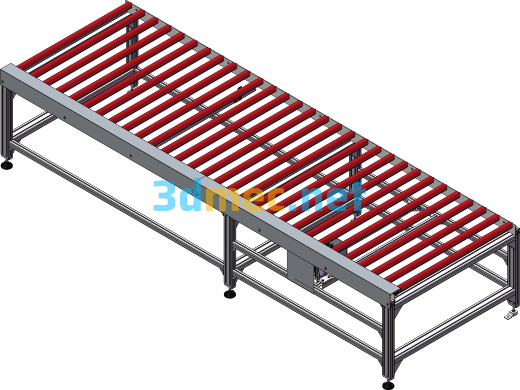 Solidworks Roller Conveyor - 3D Model SolidWorks Free Download