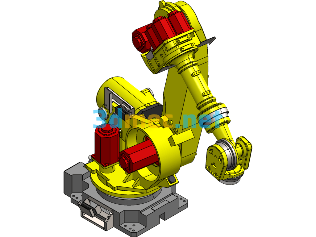 Frank 200F Robot Entity Mapping - 3D Model SolidWorks Free Download