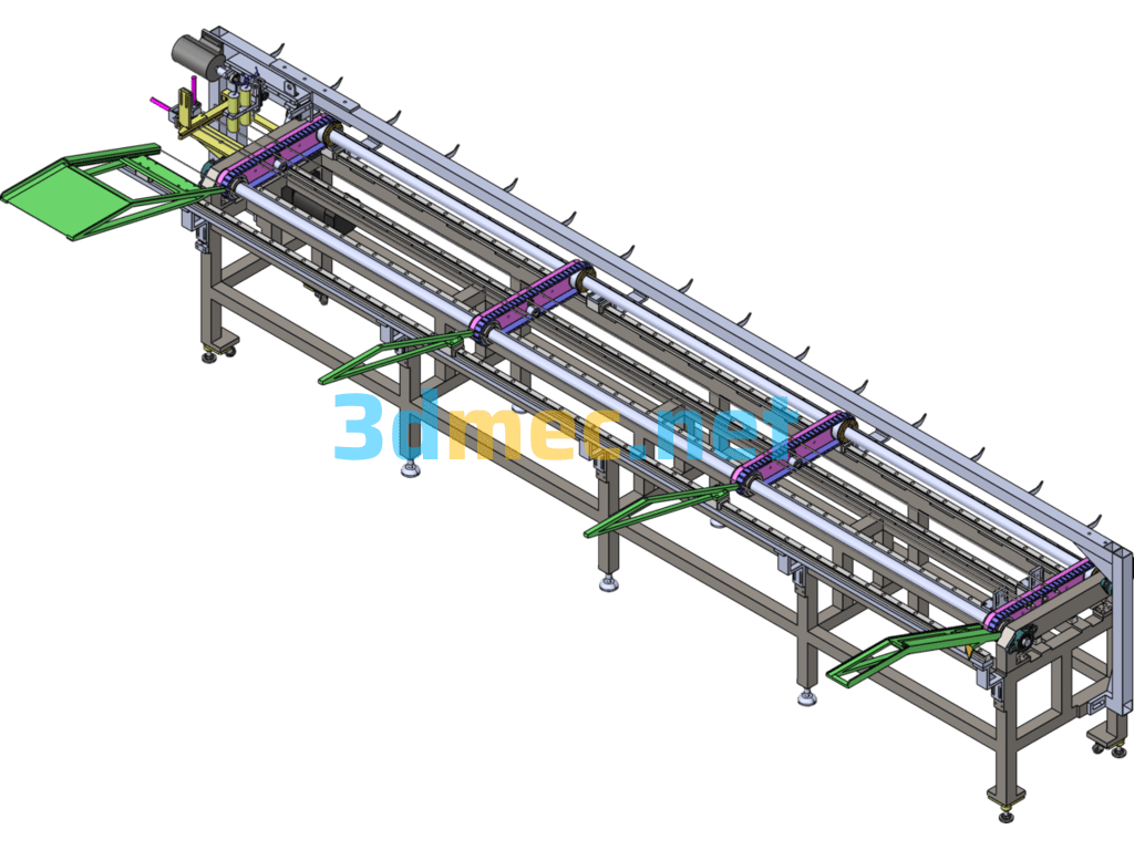 Automobile Oil Pipe Plugging Automation Equipment - 3D Model SolidWorks Free Download